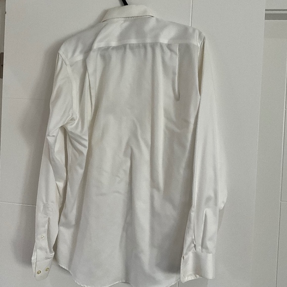 Men’s white dress shirt - cotton - non iron - Picture 3 of 4